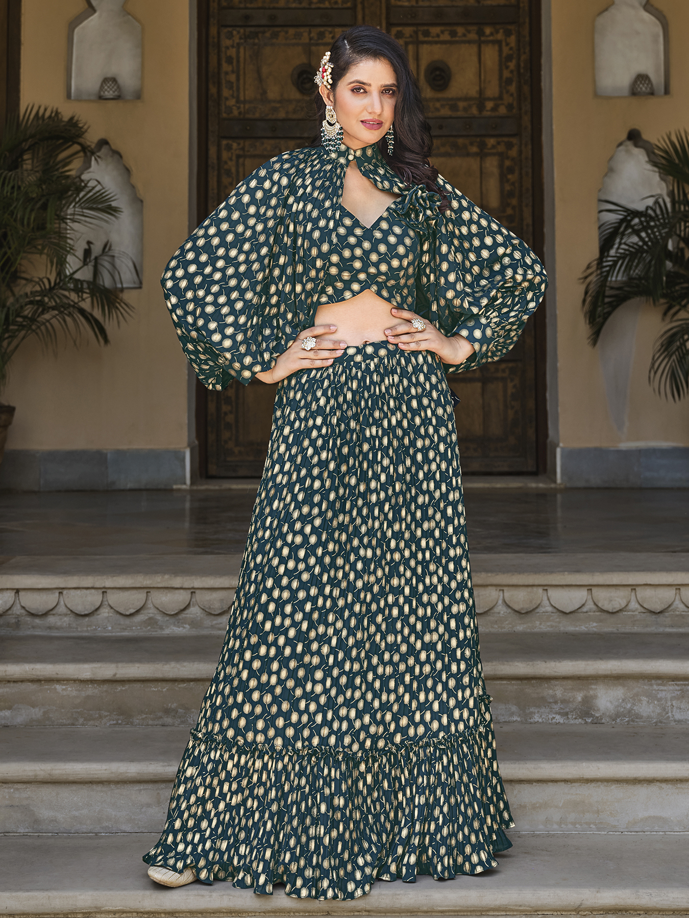 Green Lehenga Choli