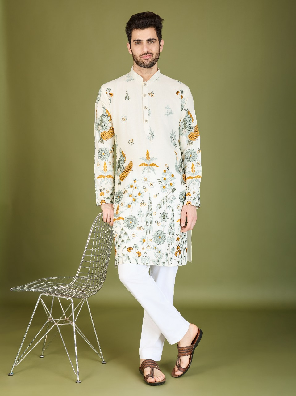 SHUBHVASTRA WHITE COLOR KURTA